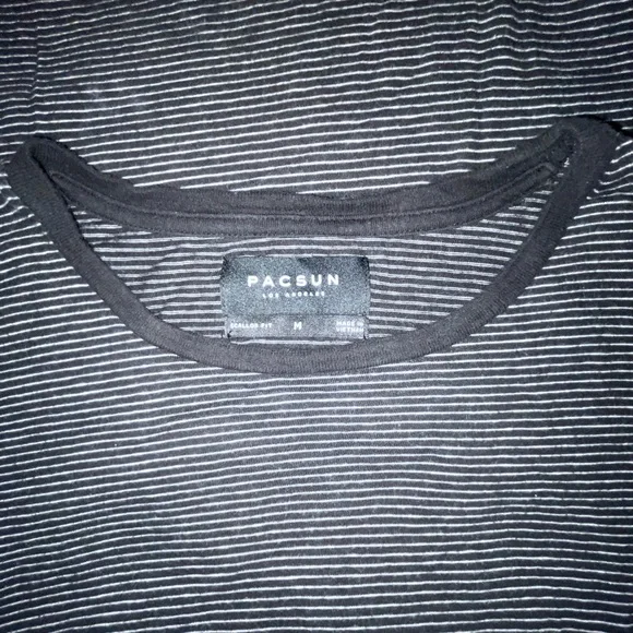 BUNDLE 6 Basic Striped Tees (S/M) Pacsun/On the Byas - Picture 7 of 13